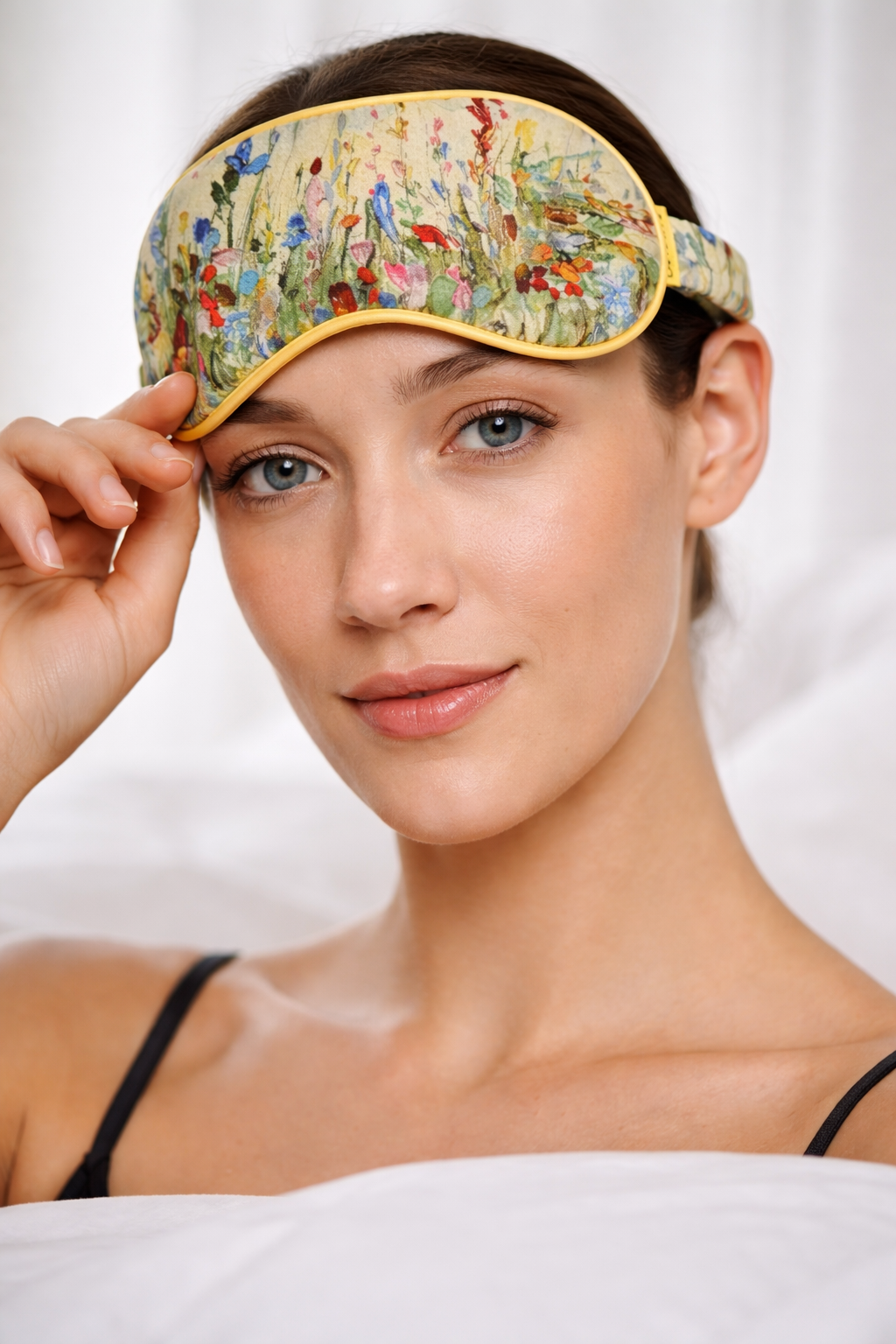 Schlafmaske und Haargummi „Sommerfeld“