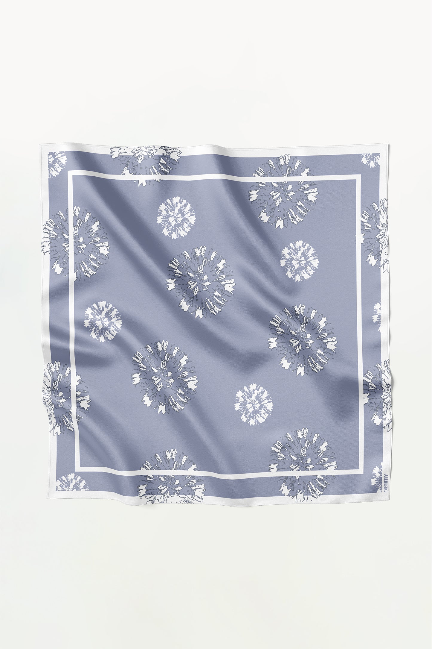 Premium silk scarf "Delight" 88x88