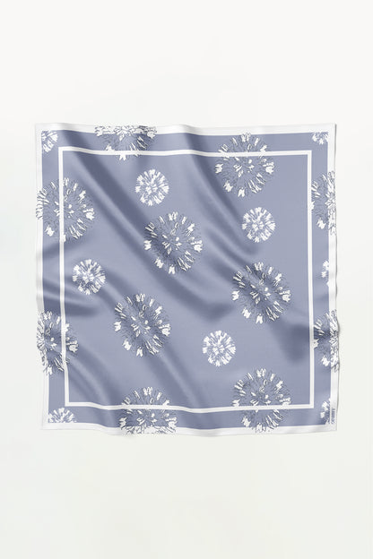 Premium silk scarf "Delight" 88x88