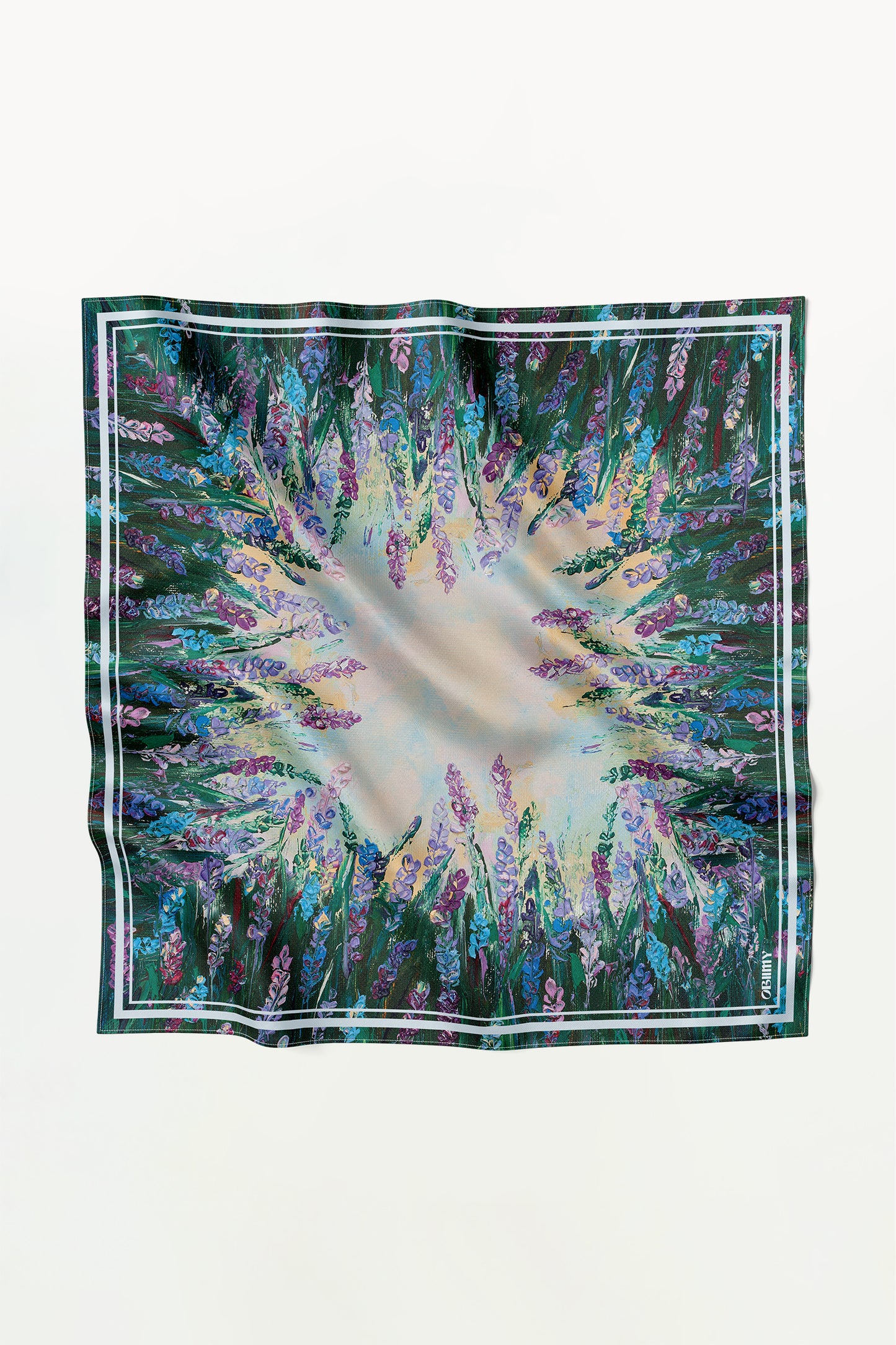 Premium silk scarf "Energy" 44х44