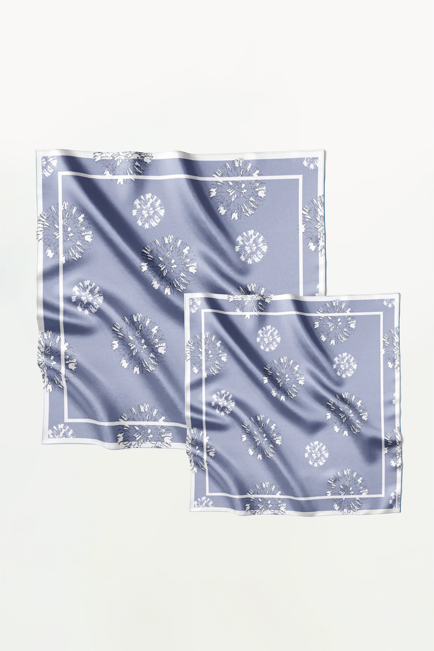 Premium silk scarf "Delight" 88x88