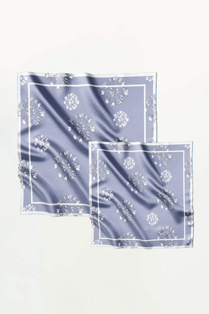 Premium silk scarf "Delight" 88x88