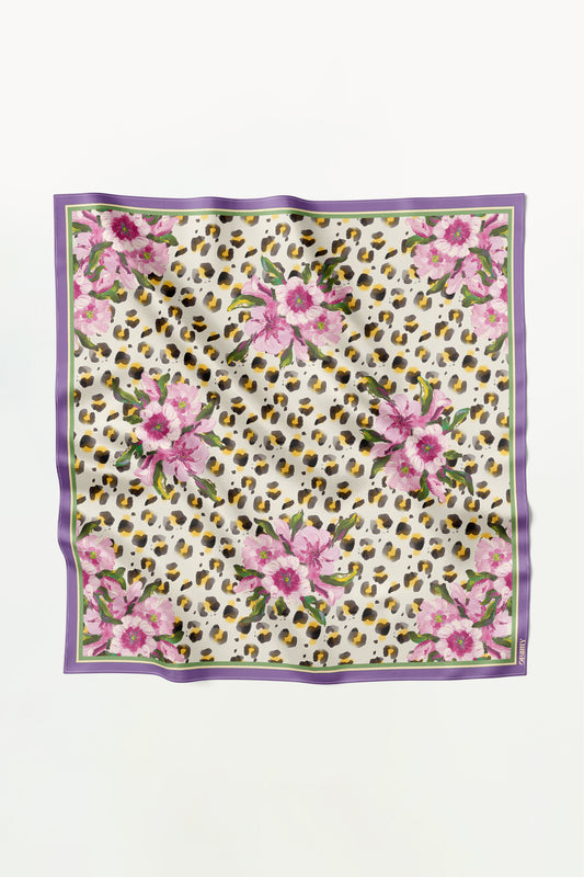 Premium silk scarf "Inspiration" 44х44