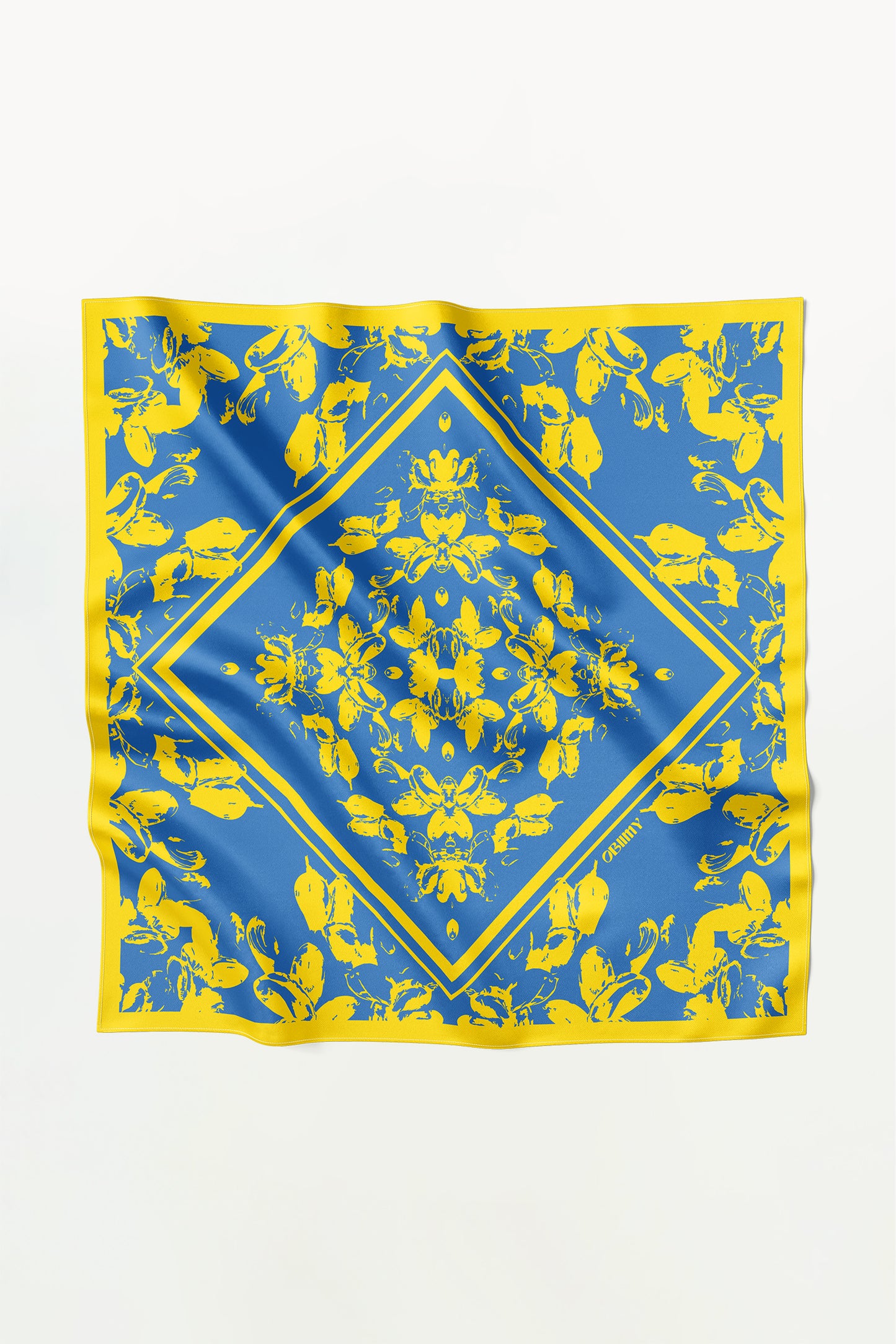 Premium silk scarf "Freedom" 88x88