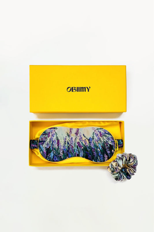Sleep mask and scrunchie "Energy"
