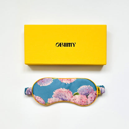 Sleep mask made of Italian silk “Sincere Feelings”