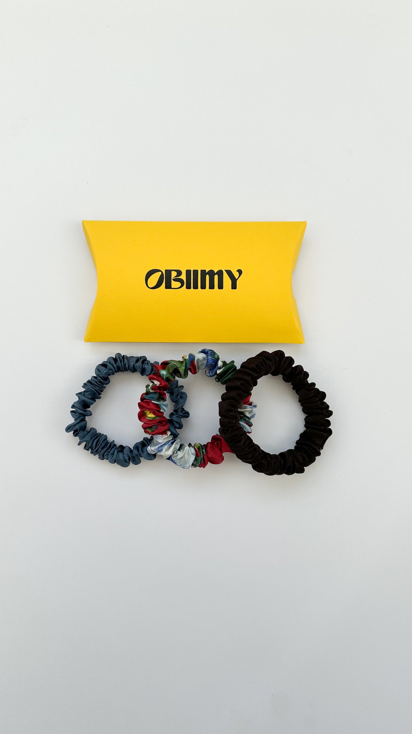 Set mit 3 Seiden-Haargummis von Zero West