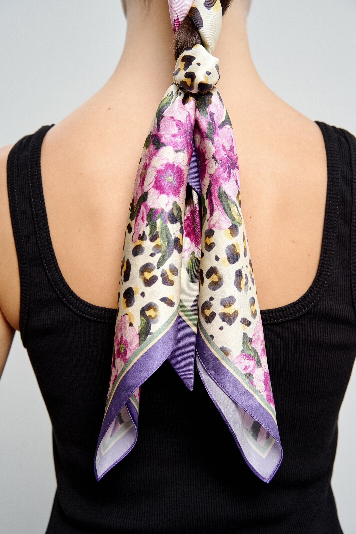 Set of twill 84*5 and shawl 44*44 "Inspiration"