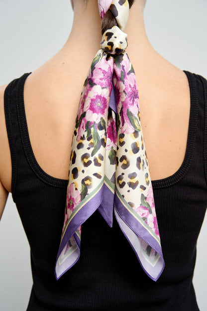Set of twill 84*5 and shawl 44*44 "Inspiration"