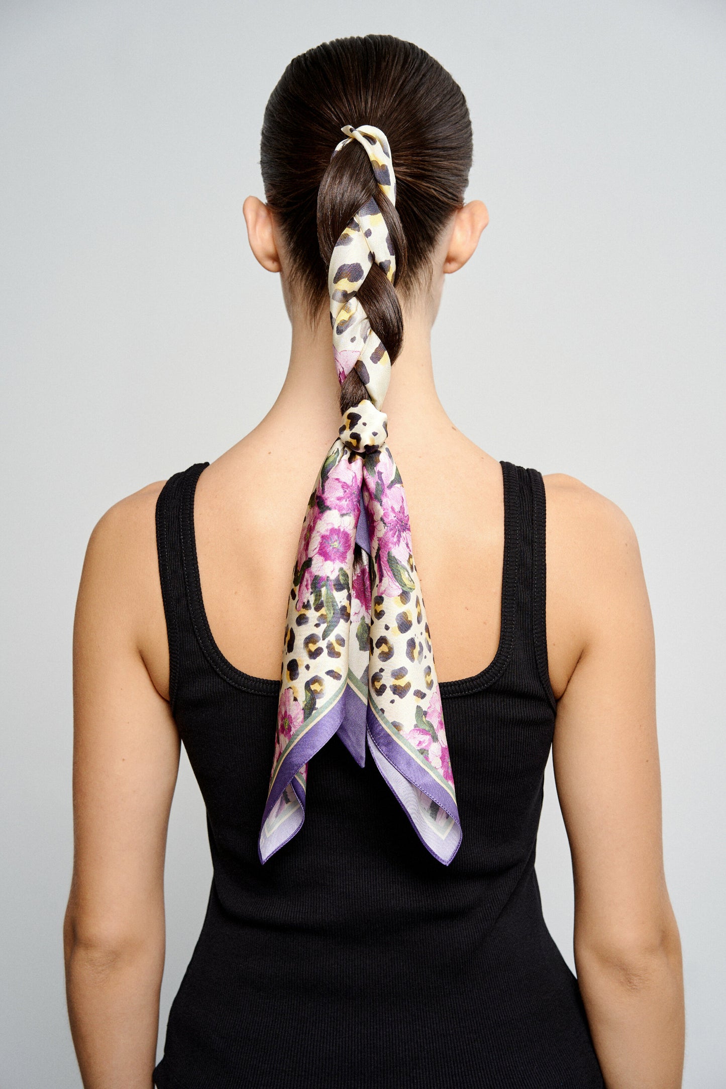 Set of twill 84*5 and shawl 44*44 "Inspiration"