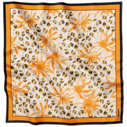 Silk Scarf "Grace" 65x65 (Double-sided print)