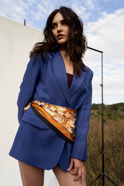 Silk Scarf "Grace" 65x65 (Double-sided print)