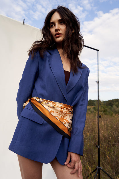 Silk Scarf "Grace" 65x65 (Double-sided print)