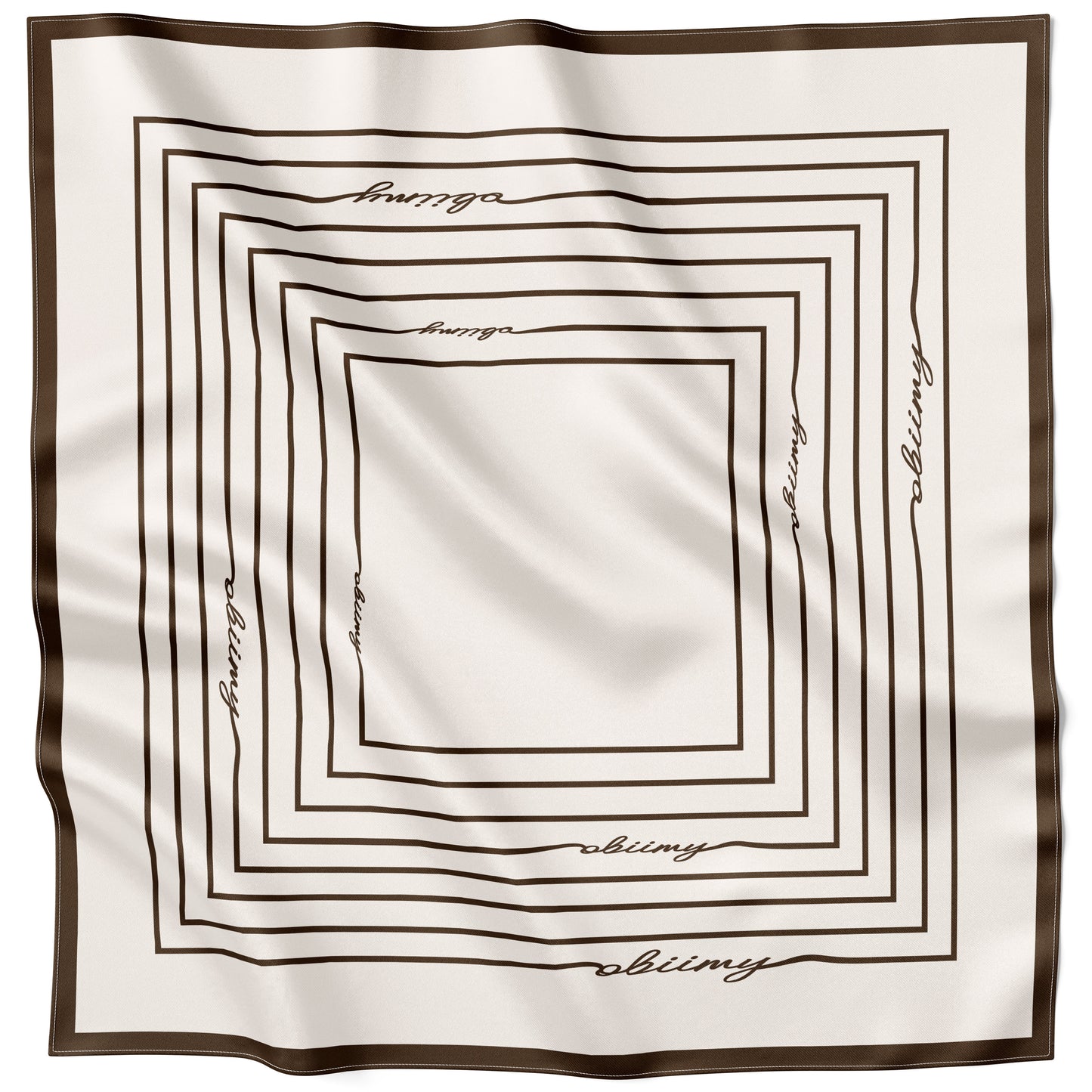 Silk Scarf "Fresh Start" 65x65 (Double-sided print)