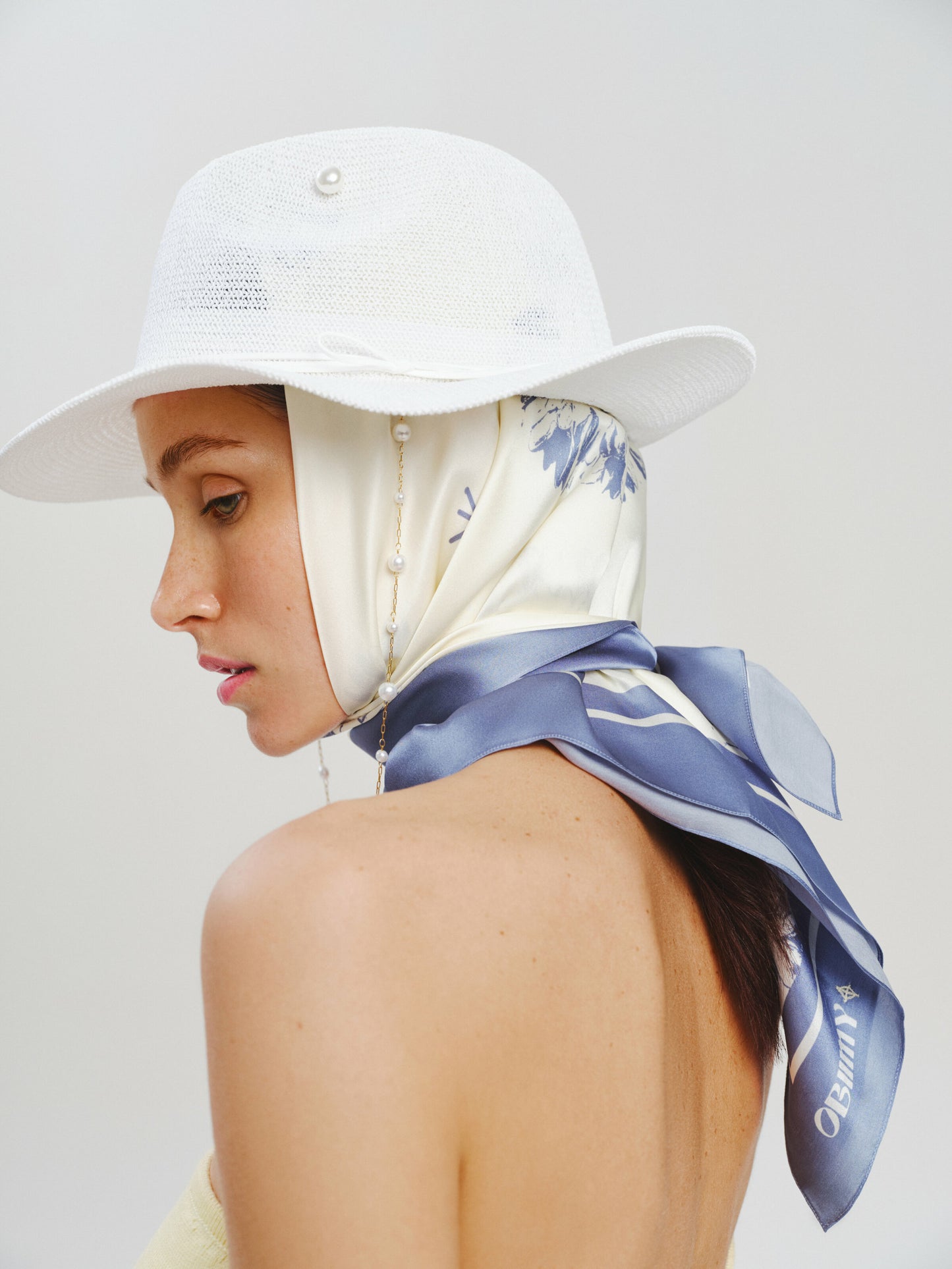 Silk Scarf "Passion" 88x88 (Double-sided print)