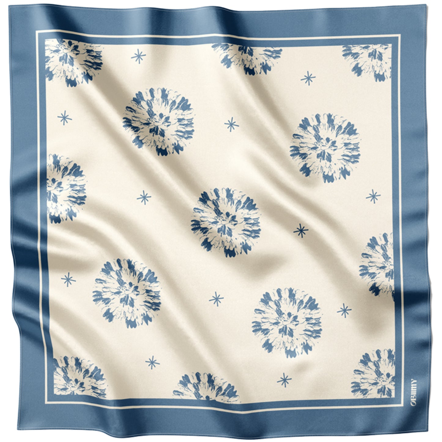 Silk Scarf "Passion" 65x65 (Double-sided print)