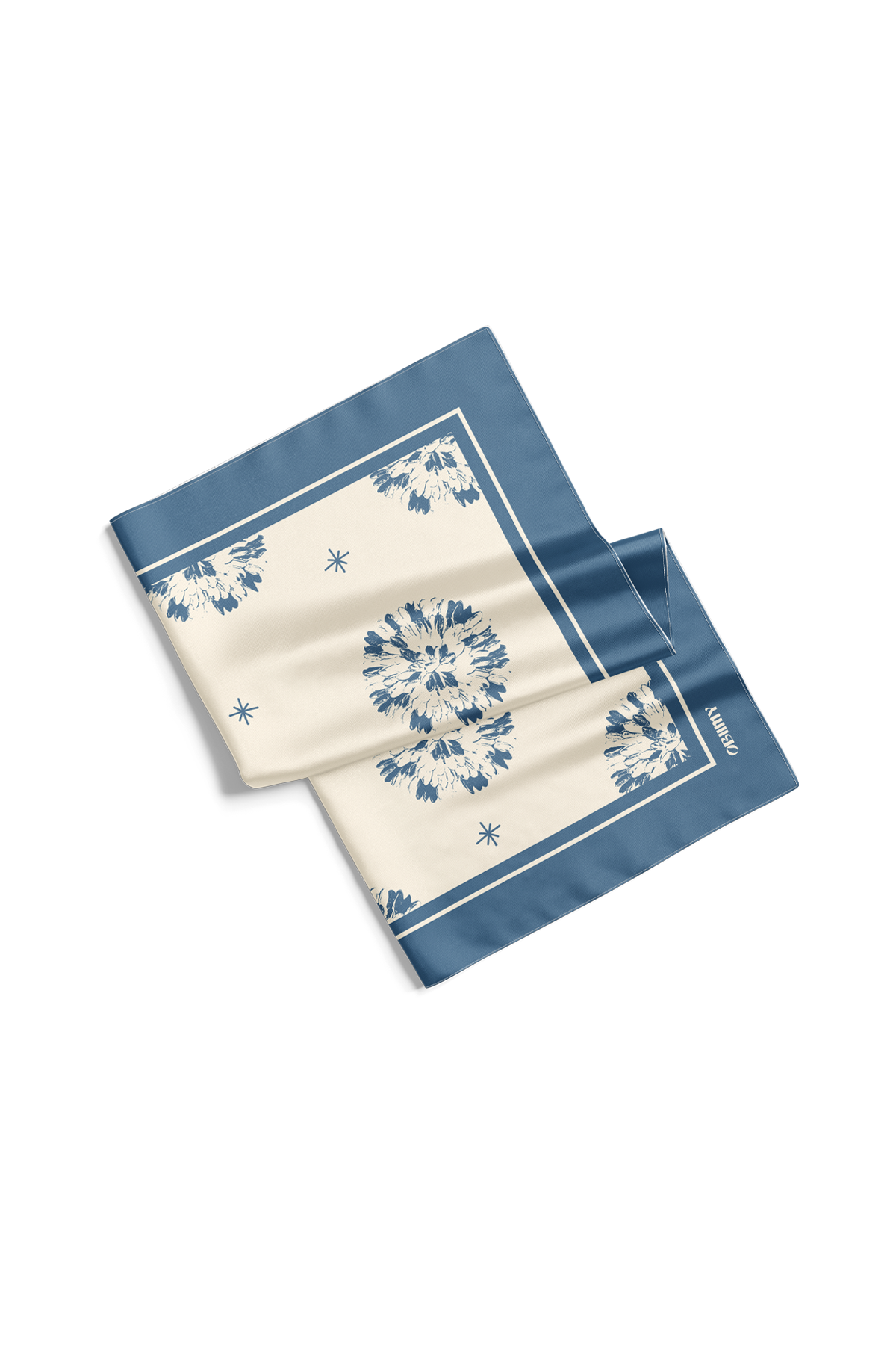 Silk Scarf "Passion" 88x88 (Double-sided print)