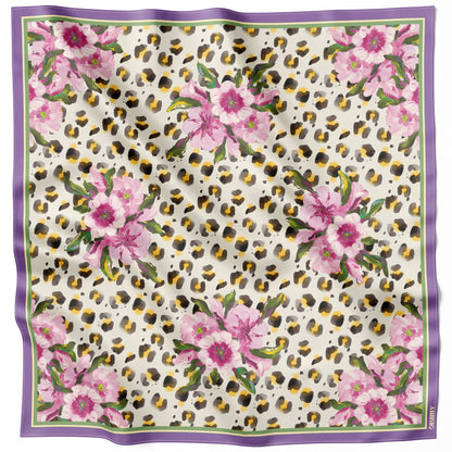 Silk Scarf "Inspiration" 88x88 (Double-sided print)