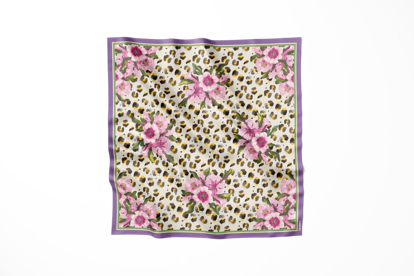 Silk pocket square "Inspiration" 44x44 (Double-sided print)