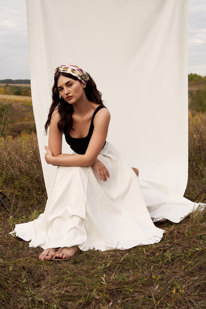 Silk Scarf "Inspiration" 65x65 (Double-sided print)