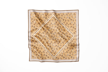 Premium silk scarf "Balance" 88x88