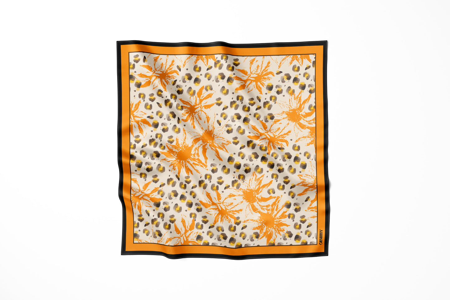 Premium silk scarf "Grace" 88x88