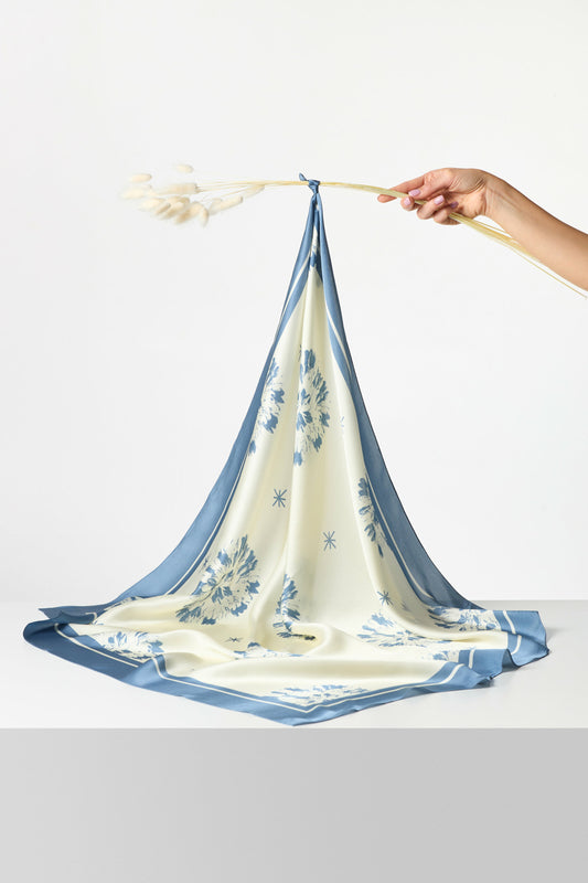 Premium silk scarf "Passion"  65x65