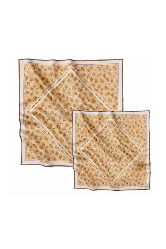 Silk Scarf "Balance" 88x88 (Double-sided print)