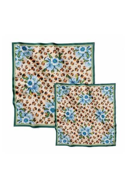 Silk Scarf "Bold Touch" 65x65 (Double-sided print)