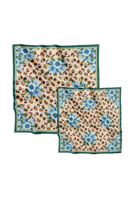 Silk Scarf "Bold Touch" 65x65 (Double-sided print)