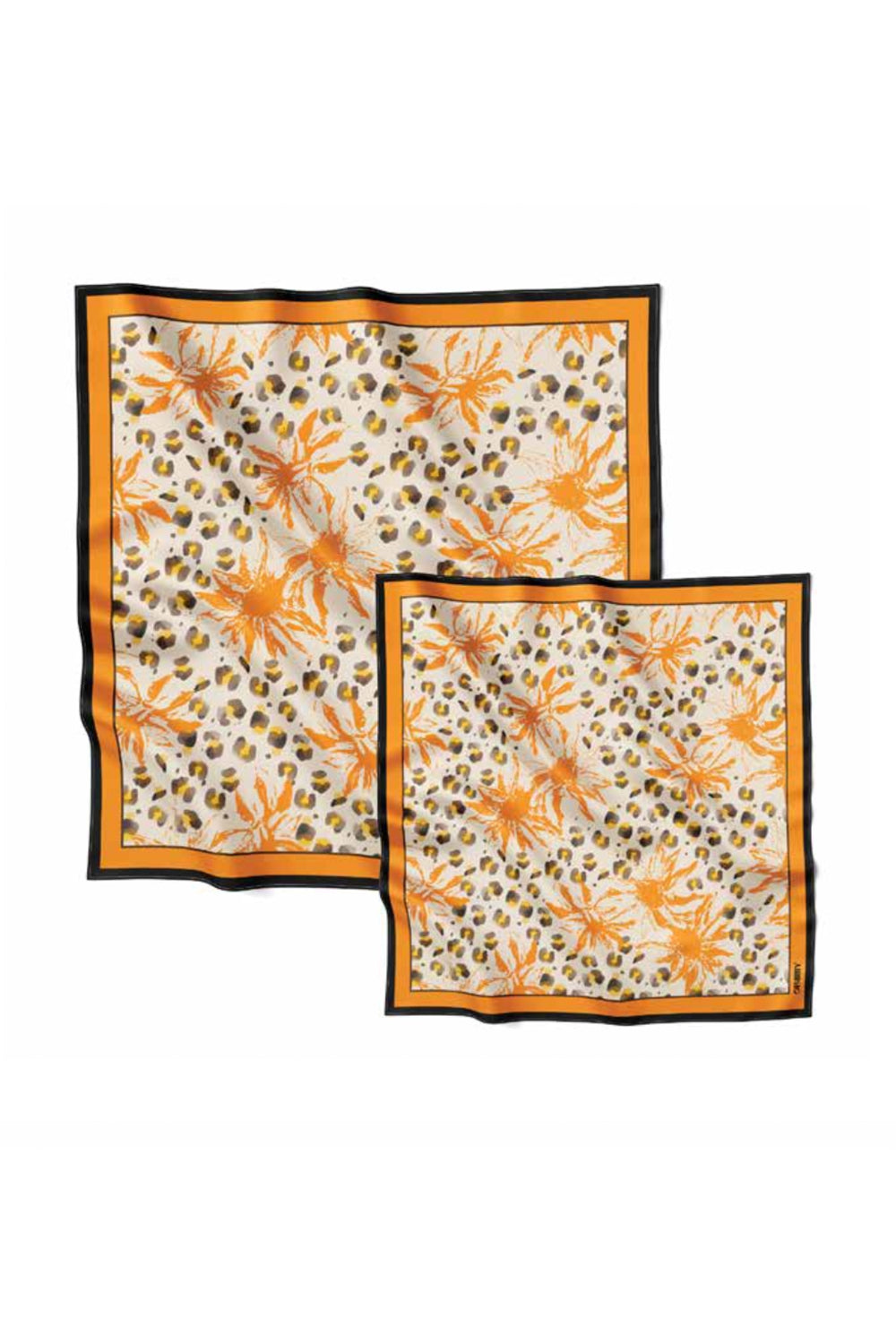 Silk Scarf "Grace" 88x88 (Double-sided print)