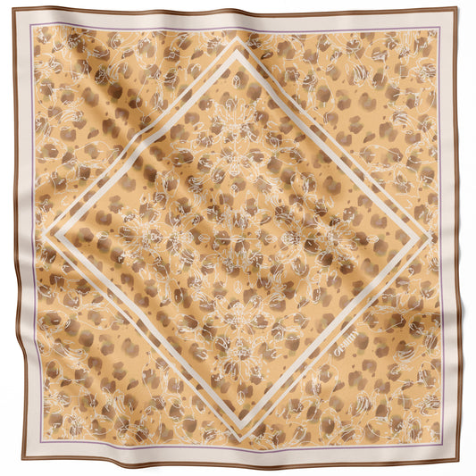 Silk pocket square "Balance" 44х44