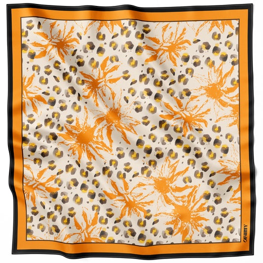 Silk pocket square "Grace" 44х44