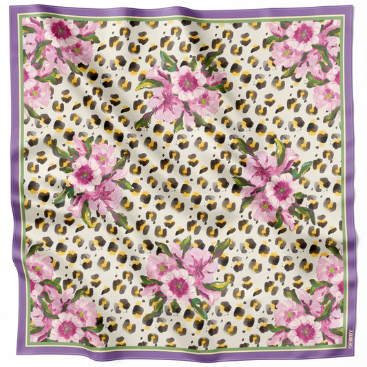 Silk pocket square "Inspiration" 44х44