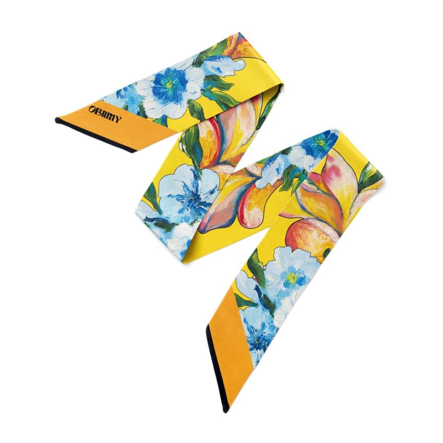 Silk twill "Sun Kiss" 84x5