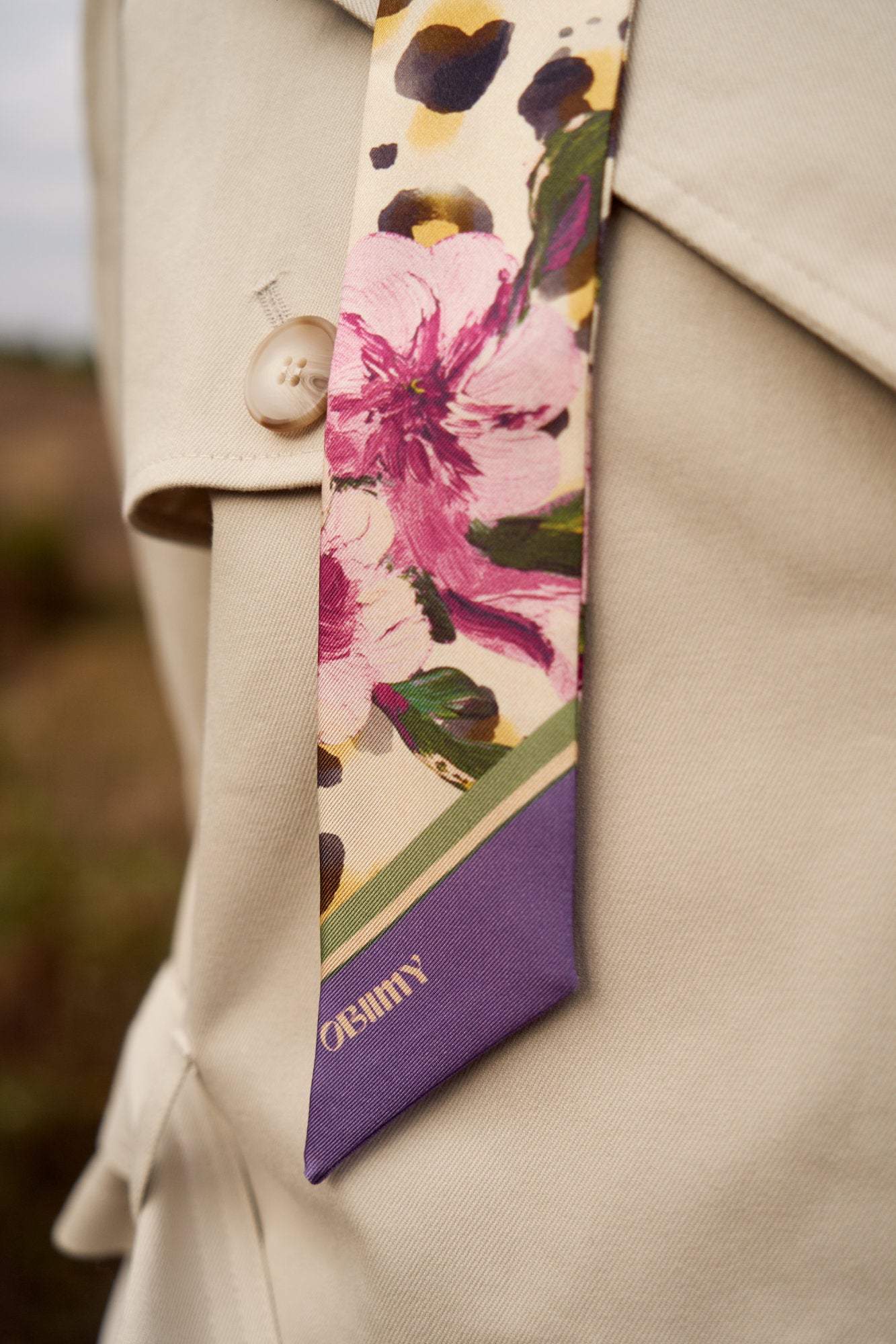 Silk twill "Inspiration" 140x5