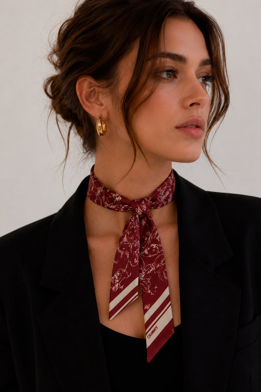 Silk twill "Wild temptation" 140x5