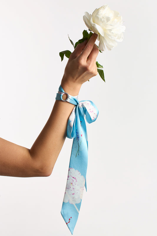 Silk twill "Tenderness" 84x5