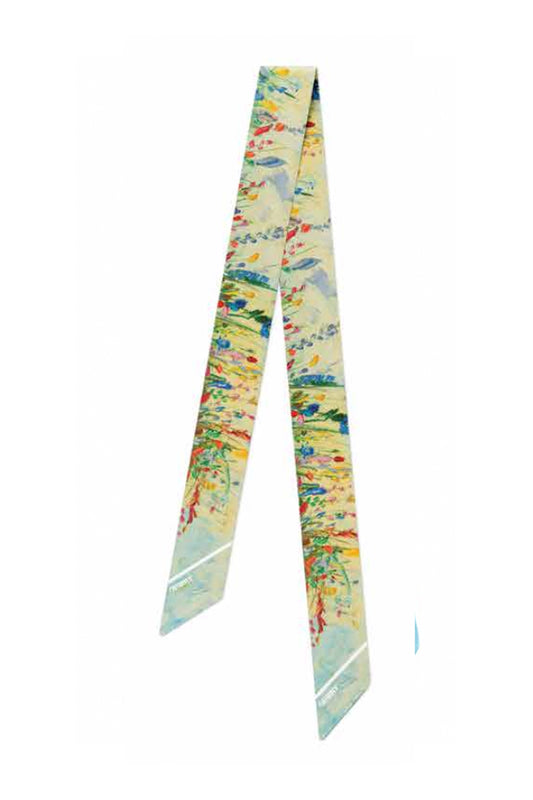 Silk twill "Summer field" 140x5